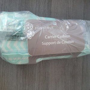 The Peanut Shell Carrier Cushion and Car Seat Strap Cover Set in Mint Tribal